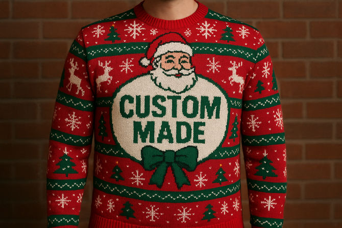 Custom made kersttrui - dé eyecatcher van de kerstborrel